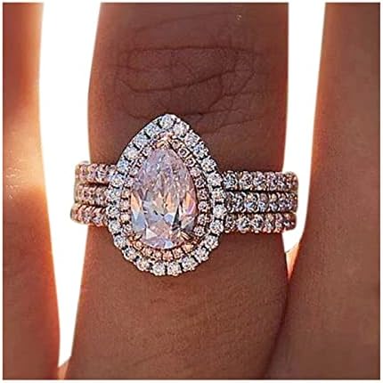 Бижута за жени, Пръстени от Бяло пръстен Подарък ръчна изработка на Сватбени кройката Бижута Обручальный камък Луксозен регулируема