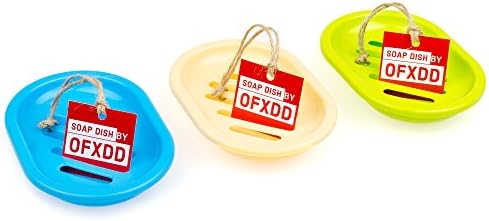 Двупластова пластмасова сапунерка OFXDD с Сливным сапун кутия. Издръжлива пластмаса (опаковка от 3 броя)