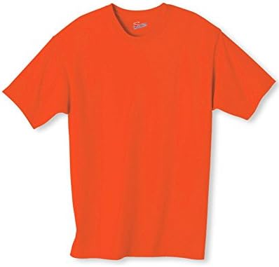 Тениска без етикети Hanes, 5X-Large, Оранжева