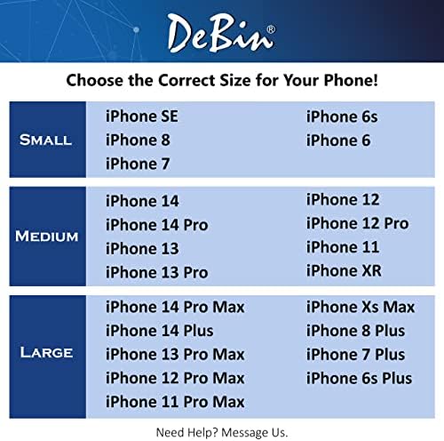 Кобур DeBin за iPhone 14 Plus, 14 Pro Max, 13 Pro Max, 12 Pro Max, 11 Pro Max, Xs Max, калъф за мобилен телефон