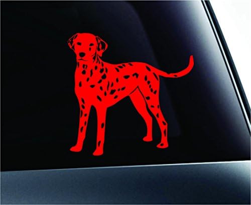 Символ на Далматински Кучета Стикер С Отпечатък от Лапа на Кучето Кученце за Домашен Любимец на Семейството Порода Любов Колата