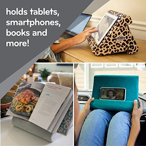Поставка възглавница за таблет Flippy и притежател на iPad за коленете, маса и легла, Многоугольный, с възможност за съхранение, Съвместим с Kindle Fire, iPad Pro 12.9, 10.9, 10.2, Air и Mini,