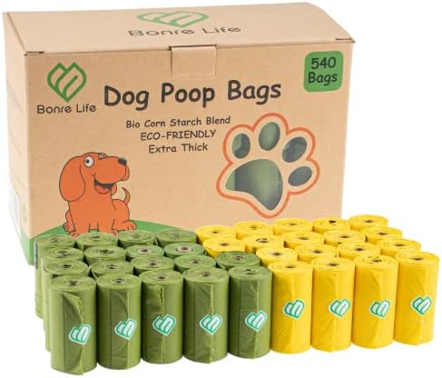 Торбички за кучешки Какашек Bonre Life 540, Особено Дебели Трайни Запечатани Торбички За Кучешки отпадъци от Смес