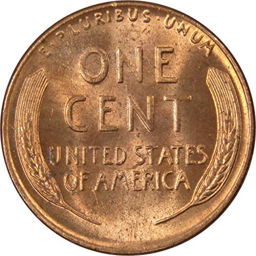 1953 D Линкълн Пшеничен Цент BU Необращенный Мента Кодекса за Бронзов пени 1c Монета