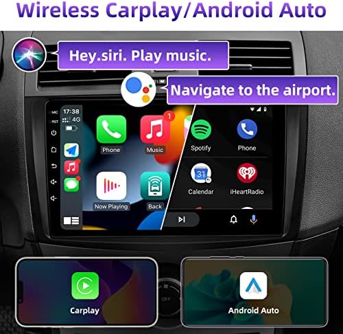 Автомобилна стерео Fortdows Android 11 за Mazda 3 2010-2013 с wi-fi Carplay и Android Auto, 2 + 32 GB 9-Инчов Автомобилното