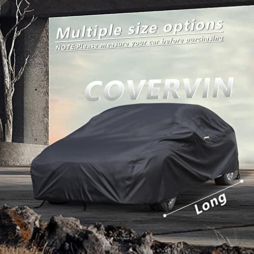 Automobile калъф COVERVIN Премиум Черен Цвят, Напълно Защитава от външни въздействия, Устойчив НА UV радиация, Снегопылевым