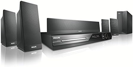 Система за домашно кино Philips HTS3555 с възможност за свързване към iPod (черен) (спиране на производството от производителя)