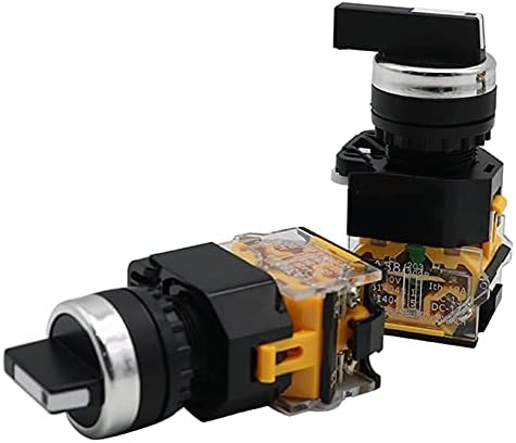 PCGV 22 мм Дръжка Избор на Ротационен Превключвател С Моментално фиксиране 2NO 1NO1NC 2 и 3-Позиционен превключвател