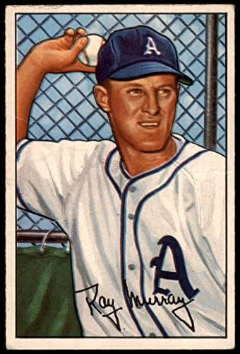 1952 Боуман 118 Рей Мъри Филаделфия Атлетикс (Бейзболна картичка) ЧЕСТНА атлетика