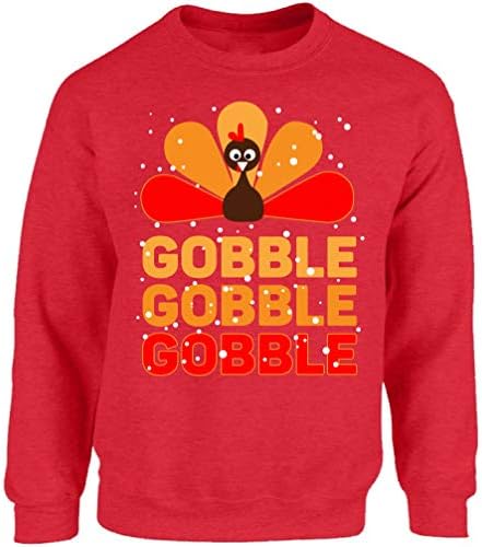 Визор Gobble Gobble Gobble Hoody за Деня на Благодарността Пуловер за Деня на Благодарността за Мъже и Жени
