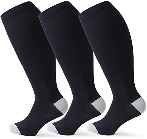 Широки Компресия чорапи за жени и мъже, Поддържащи Чорапи Много Голям Размер за медицински Сестри, които Пътуват по