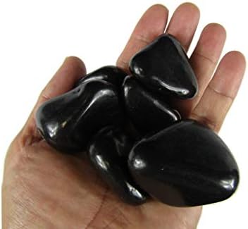 CircuitOffice Натрошени камъни от шунгита тегло 1/2 килограм (с размер около 0,75-2,0 инча) - Лечебни камъни,