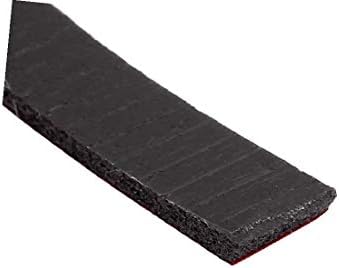 X-DREE 5 М 35 mm x 3 mm Двустранно Залепваща Противоударная порести Поролоновая лента Червен с Черен цвят (Nastro antiurto