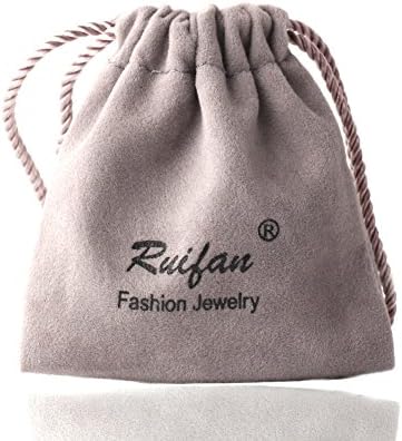 Ruifan 10 Двойки Комплект От Естествен Камък на Смесени Седлото тапи за уши Носилка Удължител Тунели Сензори за Пиърсинг