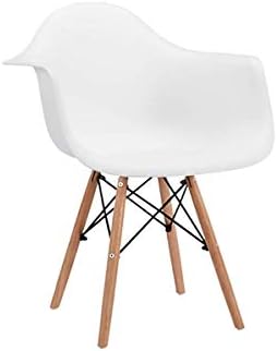 Крака от масивна дървесина CangLong, Модерен Пластмасов стол за дневна с формованным корпус DSW средата на века е