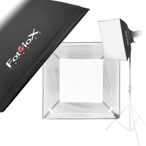 Софтбокс Fotodiox Pro, 24 x 24 (24x24 инча) с високоскоростен пръстен, за Photogenic Studio Max III 160, 320, Powerlight