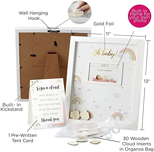 Преливащи Декорации за детската душа Kate Aspen в стил Бохо, Един Размер, Алтернативна Книга за Гости