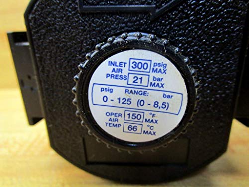 Dixon R16-03R Wilkerson R16 3/8 Компактен Регулатор Без сензор за 80,5 SCFM, Метал /Пластмаса