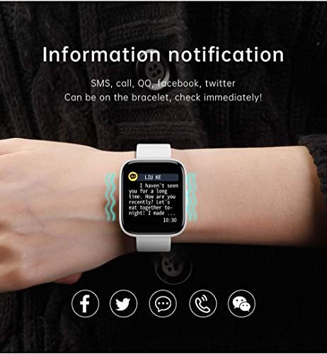 Смарт часовници Nanphn за телефони с Android и iOS, съвместими с iPhone, Samsung, Спортни смарт часовник със сензорен екран