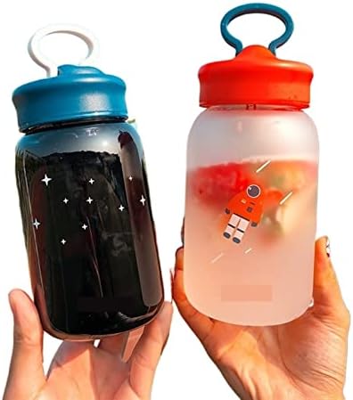 MKDSU Двухкомпонентная Чаша за вода, Преносими Стоки за дома и Офиса, Сладка Двойка, Спортна Чаша за вода на открито (Цвят: A)