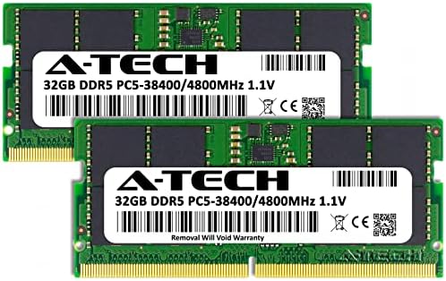 Комплект оперативна памет A-Tech 64 GB (2x32 GB) за слот на лаптоп Lenovo Legion 5/5i Pro 16 (16IAH7) | актуализиране на памет