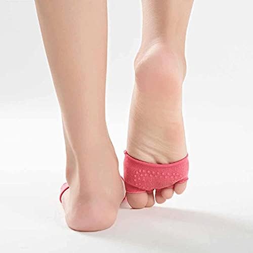 XJJZS 3 чифта/лот, 1 чифт женски невидими чорапи за йога с нескользящим пръсти, да Пере чорапи с пет пръста на
