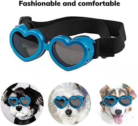 3шт Слънчеви Очила за кучета от Дребни породи - Слънчеви очила за кучета, Ультралегкий КОМПЮТЪР със защита от ултравиолетови