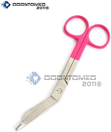 Ножици за бинтове OdontoMed2011 (Розово) Lister - Химикалки с цветен покритие, 5,5