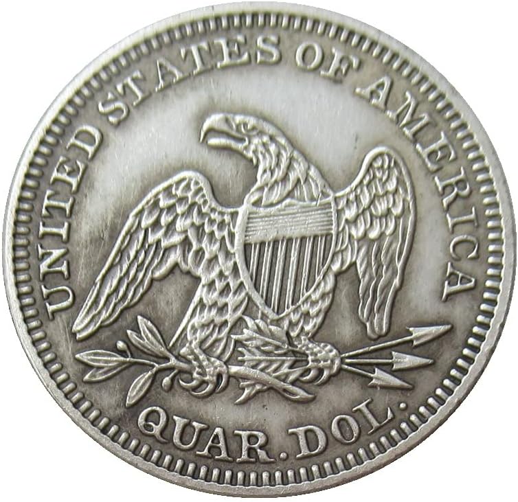 25 на Сто Флаг на САЩ 1845 г., сребърно покритие Копие на Възпоменателни монети