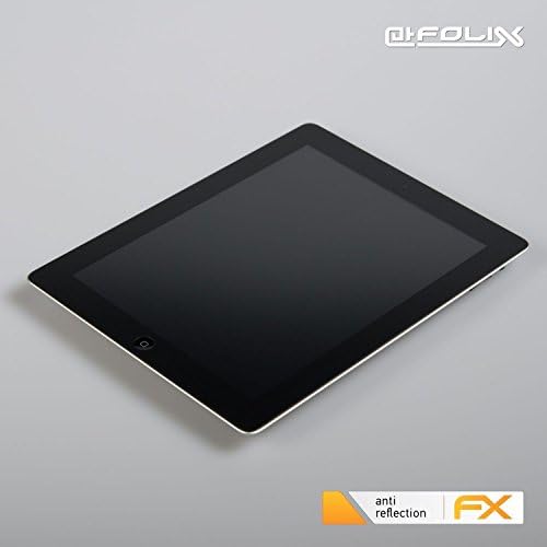 Защитно фолио atFoliX, съвместима със защитно фолио за дисплея на Apple iPad 4 / iPad 3 / iPad 2, антибликовая и амортизирующая защитно фолио FX (2X)