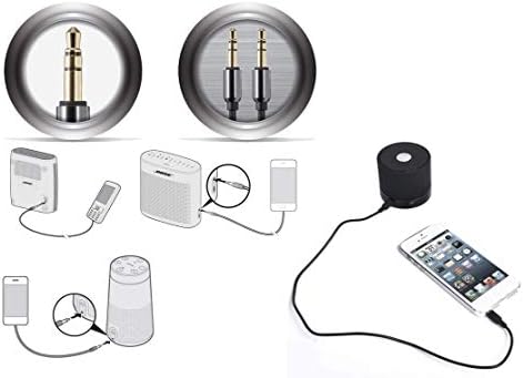 Съвместим с брендазом Стерео Мини Допълнителен аудио кабел 3.5 мм TRS за Bose SoundLink Color II, динамиката на Revolve