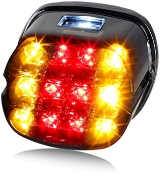 NTHREEAUTO Опушен LED Задни Спирачни фенер Вградени Мигачи Задни Светлини са Съвместими с Harley Dyna Road King Electra Glide