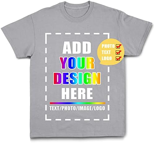Тениски по поръчка за мъже Персонализирайте своя собствена Тениска Персонализирани Дизайн ризи Вашият Собствен Текст,
