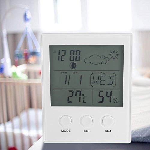 UXZDX CUJUX Дигитален Термометър-Влагомер, на Голям Екран с Измерителем температура и Влажност на въздуха,