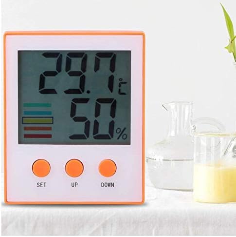 UXZDX CUJUX Дигитален Влагомер, Термометър за стая, Индикатор за Влажност на въздуха, Стаен Термометър, за Дома, Офиса