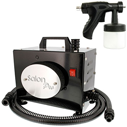 Salon Pro T200-12, 2-Степенна Турбинная система за тен без слънце HVLP със спрей; Комплект за готвене 4-те разтвори