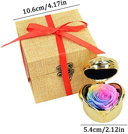 Вечният Живот Е Цвете Кутия За Бижута Метал Определят Розови Орнаменти Креативни Бижута Кутия За Подарък Бокс Първоначалните