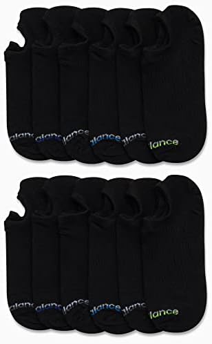 Мъжки невидими чорапи с неплъзгащи подплата New Balance No Show (12 опаковки)
