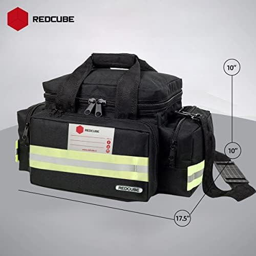 Чанта за спешна помощ Redcube, Празни Чанти за оказване на първа помощ, Професионална чанта за спешно реагиране, Медицинска чанта с множество офиси, Переноска за EMT, EMS, ?