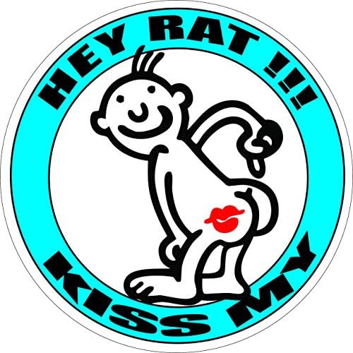 Етикети Pro Union - NO Rats Kiss My Red, на Каска, Кутия за инструменти от 3 теми - USA Union | PVC