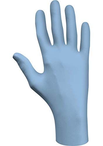 Еднократна Нитриловая Химически Устойчива Защитна Ръкавица SHOWA 9950PF, Синя, Голям размер