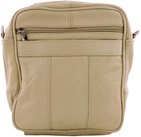 Кожена чанта-месинджър Silver Fever, С горната дръжка за През рамо, Подходяща за Ipad Mini, четец (среден размер,8