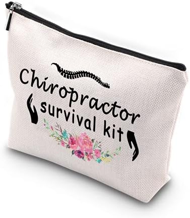 WCGXKO Комплект за оцеляване Chiropractor, Забавен Калъф с Цип, Косметичка, Подарък за Бала Chiropractor (Оцеляване на Chiropractor)