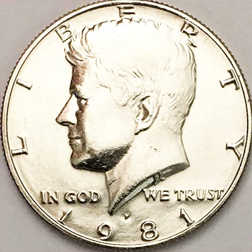 1981 P, D BU Kennedy Half Dollar Choice Комплект от 2 монети, Монетен двор на САЩ, без да се прибягва