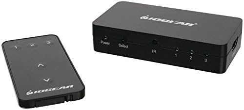 IOGEAR 3-портов HD Аудио/Видео табло с дистанционно управление GHDSW3,