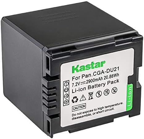 Замяна на батерията Kastar CGA-DU21 за видеокамера Panasonic VDR-D210 с удължен живот на батерията