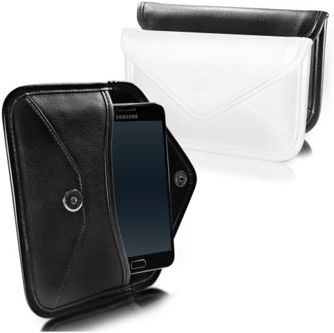 Калъф BoxWave, който е Съвместим с Sony Xperia XZ (Case by BoxWave) - Луксозни Кожена чанта-месинджър, дизайн своята практика-плик