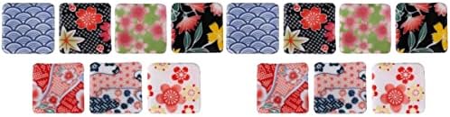Държач за чинии Hemoton Пръчки 14 бр Японски Пръчки Керамична Поставка За Пръчици За хранене Поставка За Китайски Пръчици