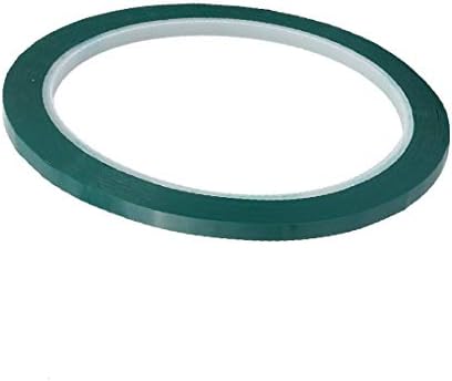 X-DREE Едностранно залепваща лента с електрическа изолация ширина 4 мм и дължина 50 м, Зелен цвят (от 4 мм Ancho 50М
