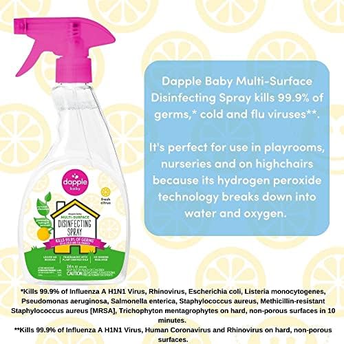 Многослоен Дезинфекционен спрей Dapple Бебе със Свежия цитрусов аромат на 24 унции - Опаковка от 1